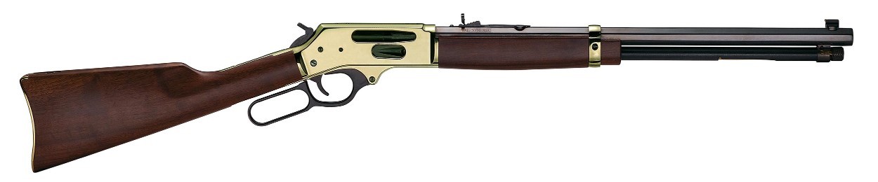 HENRY BRASS LEVER ACTION .30-30 WIN LARGE LOOP 5RD 20IN BARREL H009BGL - 556 Black Friday Promotion